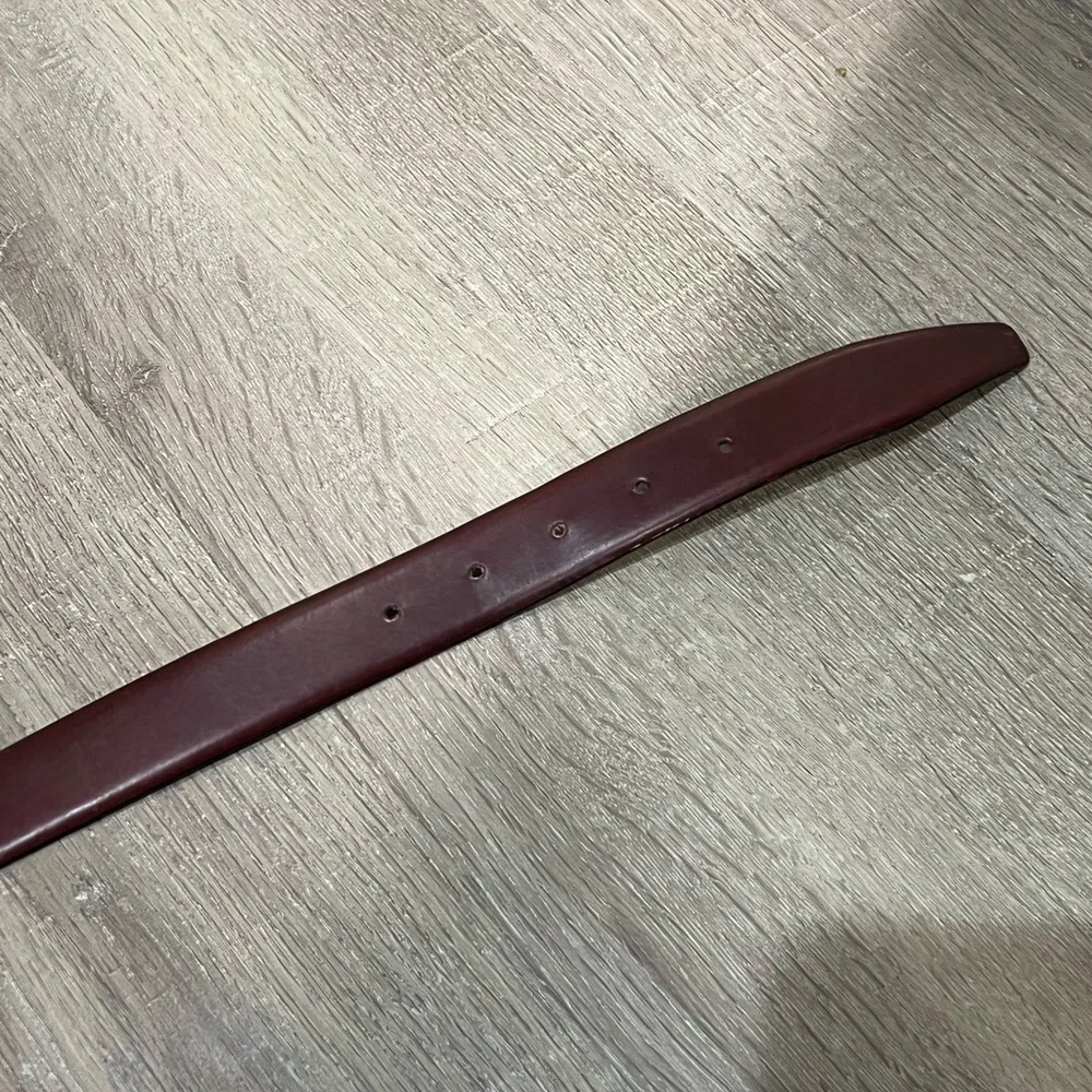 Men’s 36 Florsheim Genuine Italian Leather Made in Italy Brown Classic Belt